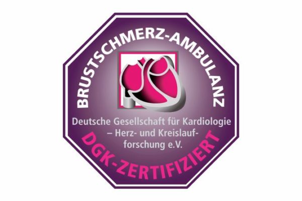 “Brustschmerz-Ambulanz” – DGK Zertifikat